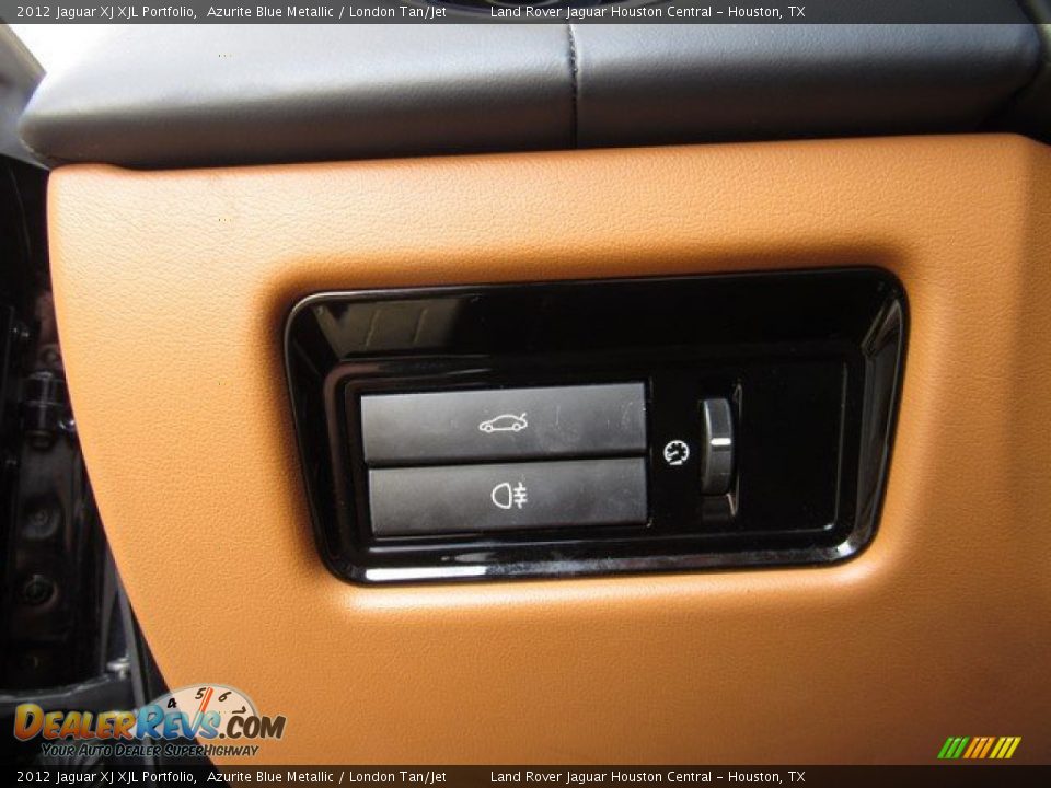 2012 Jaguar XJ XJL Portfolio Azurite Blue Metallic / London Tan/Jet Photo #27