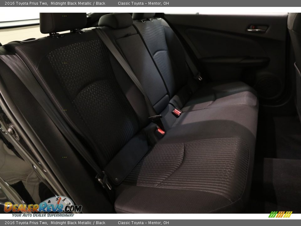 2016 Toyota Prius Two Midnight Black Metallic / Black Photo #16