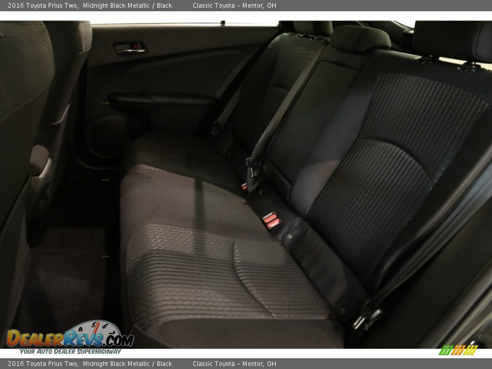 2016 Toyota Prius Two Midnight Black Metallic / Black Photo #17