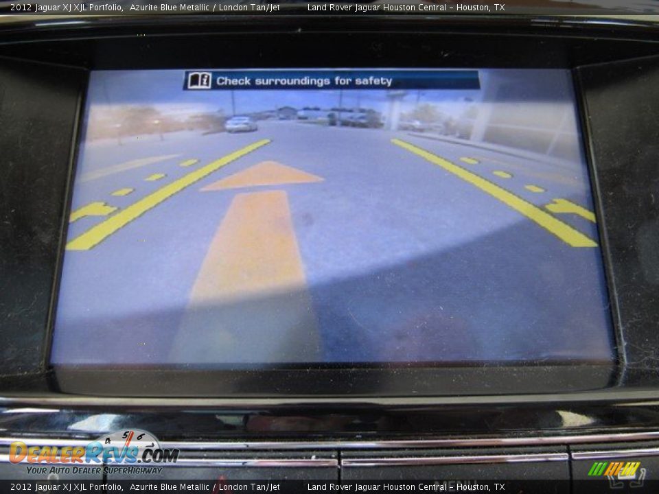 2012 Jaguar XJ XJL Portfolio Azurite Blue Metallic / London Tan/Jet Photo #33