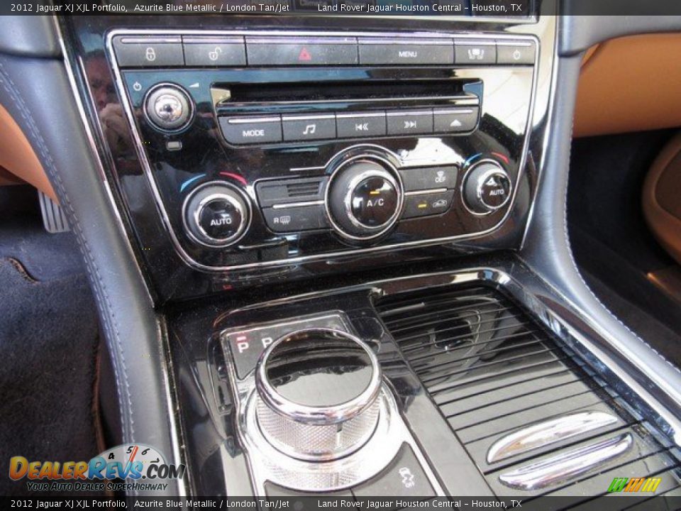 2012 Jaguar XJ XJL Portfolio Azurite Blue Metallic / London Tan/Jet Photo #34