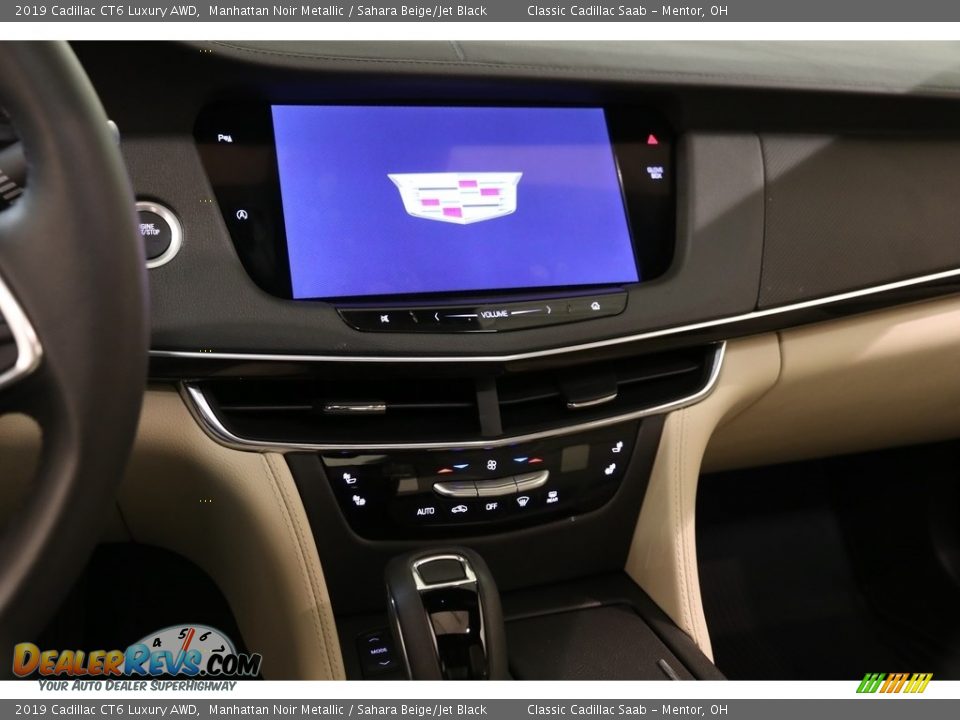 2019 Cadillac CT6 Luxury AWD Manhattan Noir Metallic / Sahara Beige/Jet Black Photo #9