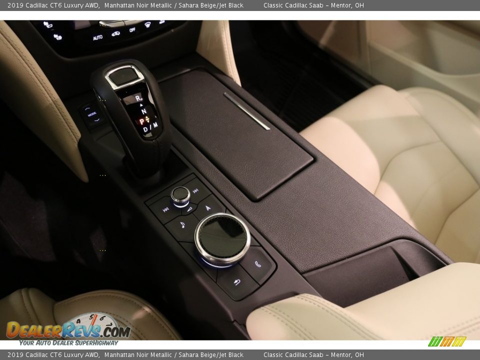 2019 Cadillac CT6 Luxury AWD Manhattan Noir Metallic / Sahara Beige/Jet Black Photo #14