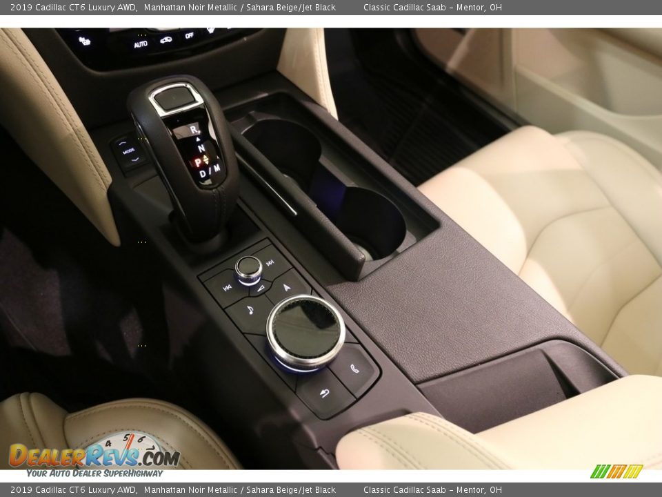 2019 Cadillac CT6 Luxury AWD Manhattan Noir Metallic / Sahara Beige/Jet Black Photo #15