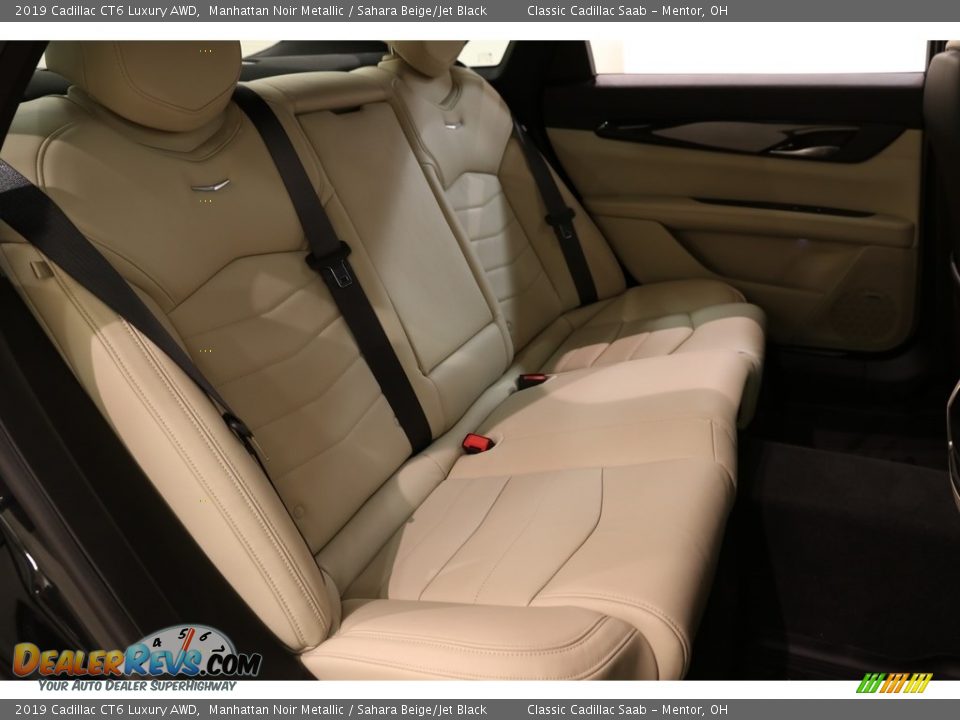 2019 Cadillac CT6 Luxury AWD Manhattan Noir Metallic / Sahara Beige/Jet Black Photo #17