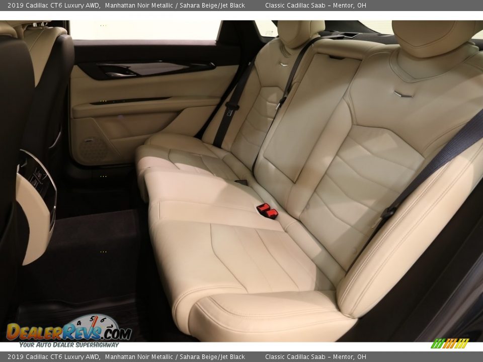 2019 Cadillac CT6 Luxury AWD Manhattan Noir Metallic / Sahara Beige/Jet Black Photo #18
