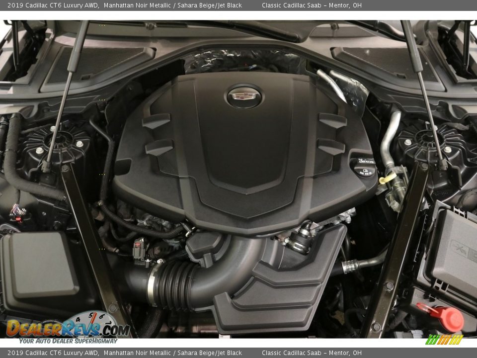 2019 Cadillac CT6 Luxury AWD Manhattan Noir Metallic / Sahara Beige/Jet Black Photo #21