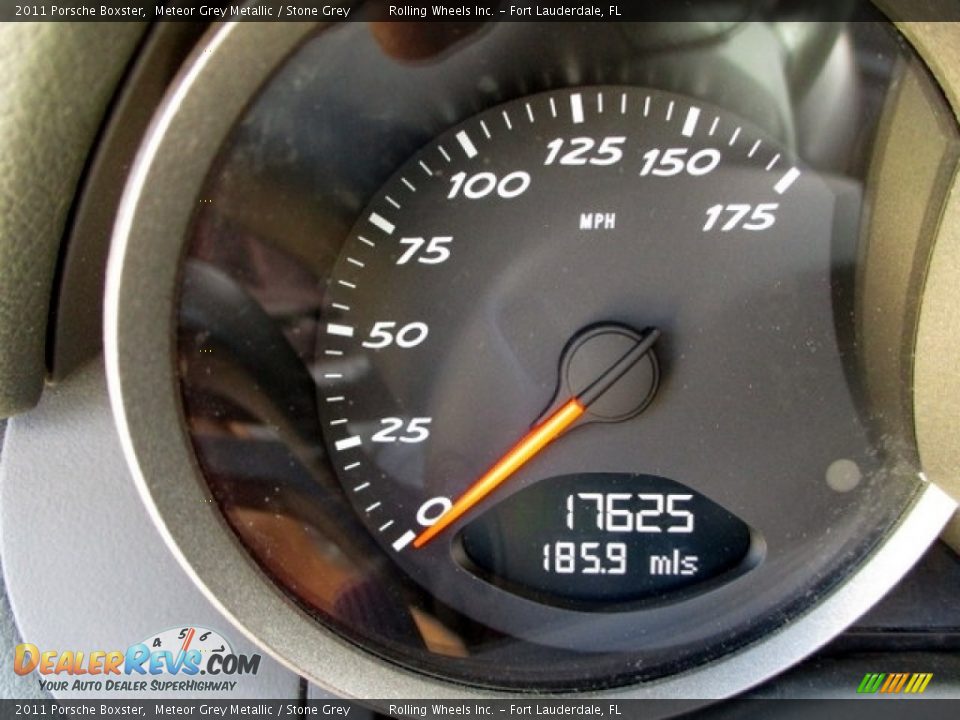 2011 Porsche Boxster Meteor Grey Metallic / Stone Grey Photo #2