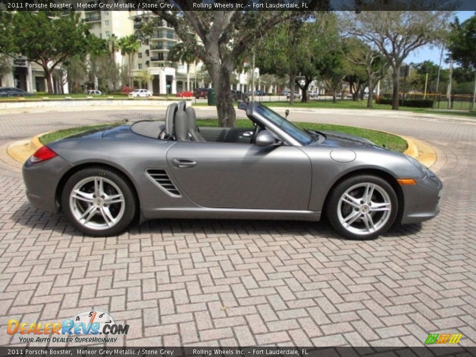 2011 Porsche Boxster Meteor Grey Metallic / Stone Grey Photo #3