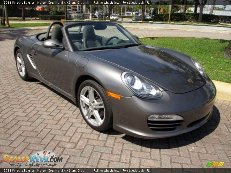 2011 Porsche Boxster Meteor Grey Metallic / Stone Grey Photo #5
