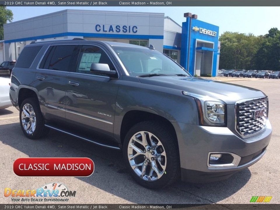 2019 GMC Yukon Denali 4WD Satin Steel Metallic / Jet Black Photo #1