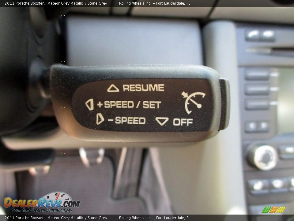 2011 Porsche Boxster Meteor Grey Metallic / Stone Grey Photo #10