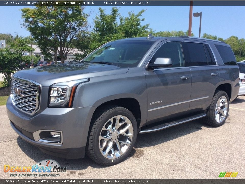 2019 GMC Yukon Denali 4WD Satin Steel Metallic / Jet Black Photo #3