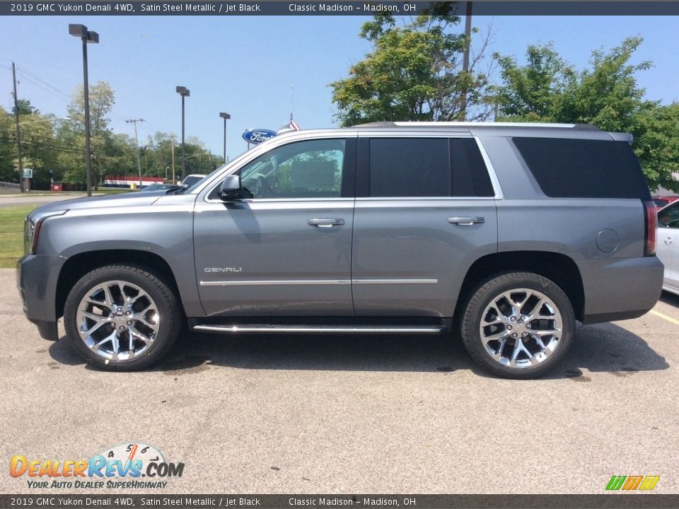 2019 GMC Yukon Denali 4WD Satin Steel Metallic / Jet Black Photo #4
