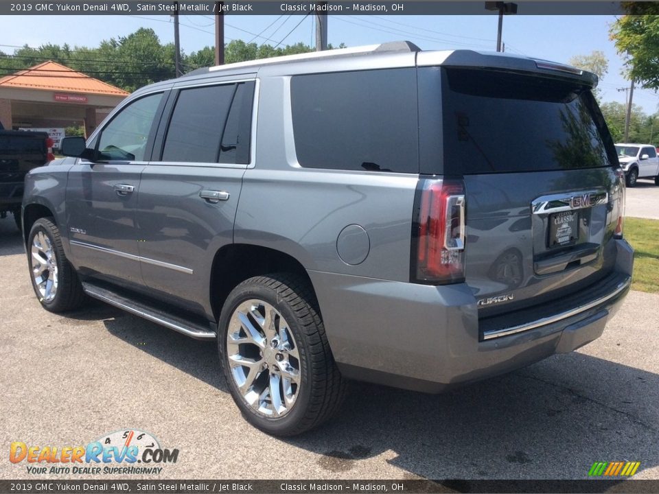 2019 GMC Yukon Denali 4WD Satin Steel Metallic / Jet Black Photo #5