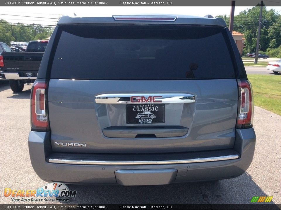 2019 GMC Yukon Denali 4WD Satin Steel Metallic / Jet Black Photo #6