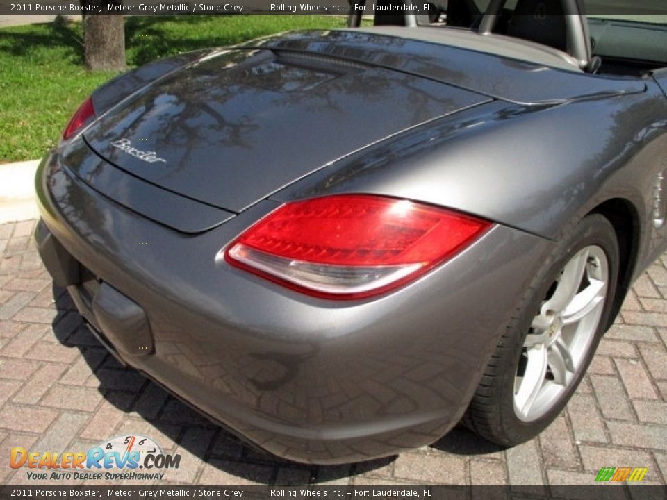 2011 Porsche Boxster Meteor Grey Metallic / Stone Grey Photo #20