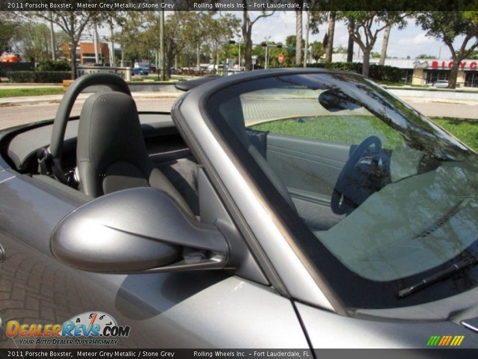 2011 Porsche Boxster Meteor Grey Metallic / Stone Grey Photo #24