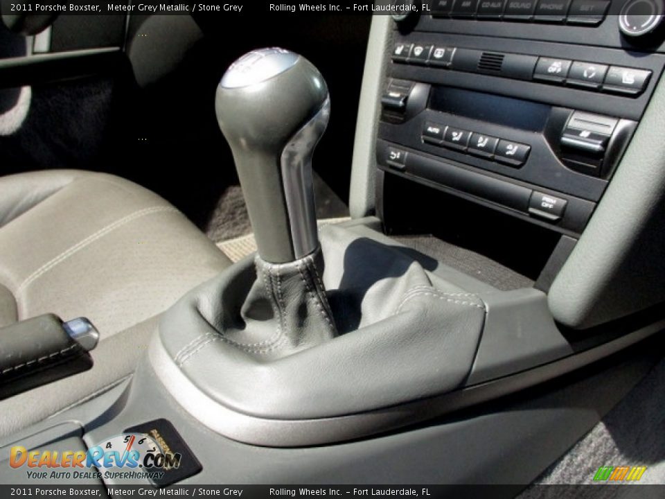 2011 Porsche Boxster Meteor Grey Metallic / Stone Grey Photo #25