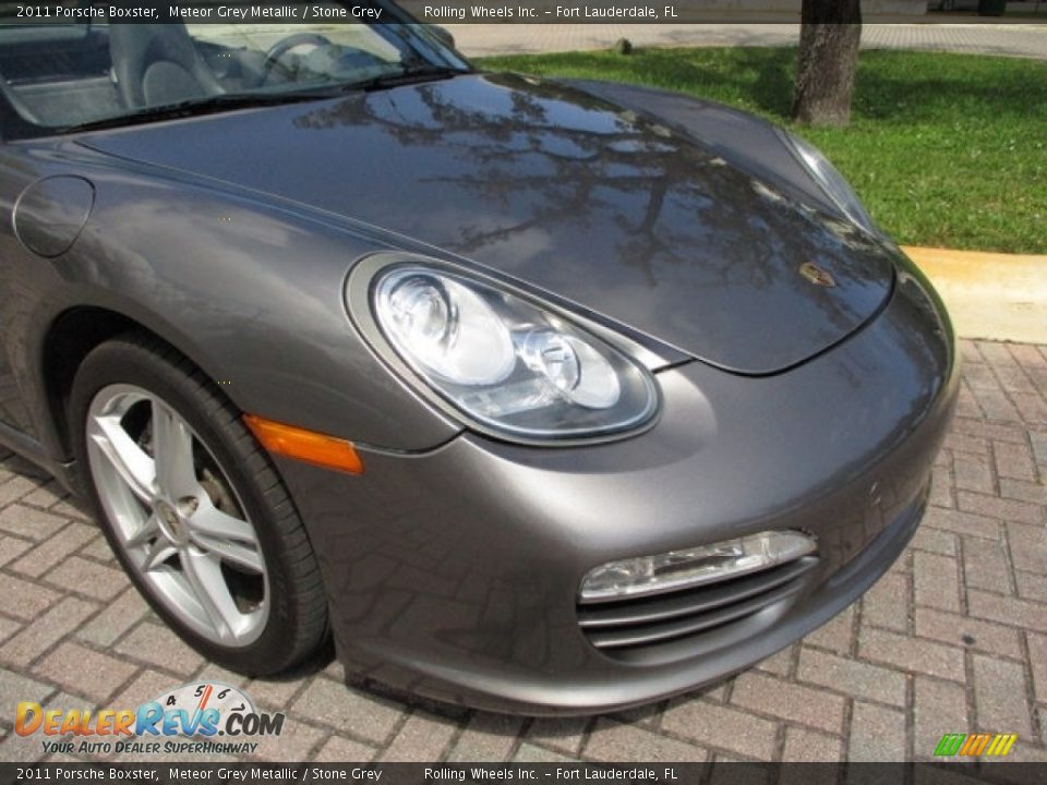2011 Porsche Boxster Meteor Grey Metallic / Stone Grey Photo #26