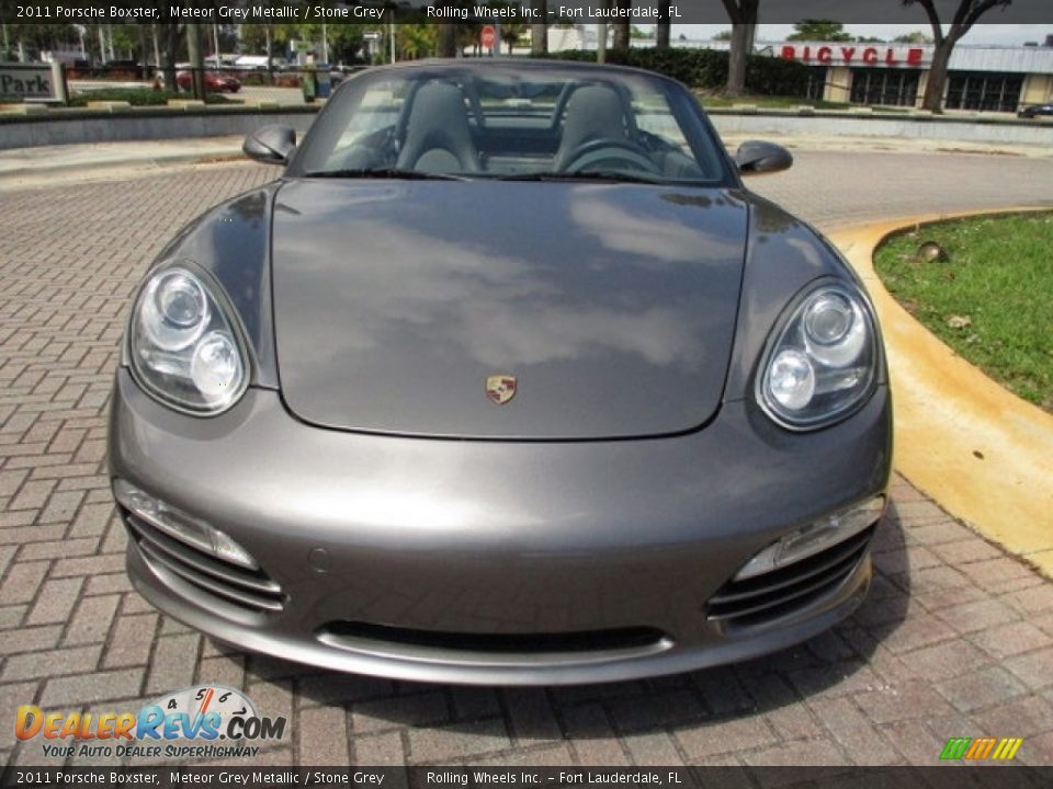 2011 Porsche Boxster Meteor Grey Metallic / Stone Grey Photo #28