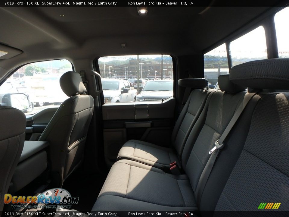 2019 Ford F150 XLT SuperCrew 4x4 Magma Red / Earth Gray Photo #12