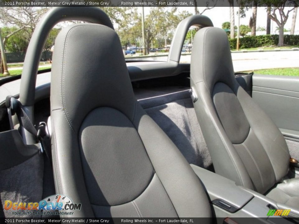 2011 Porsche Boxster Meteor Grey Metallic / Stone Grey Photo #29