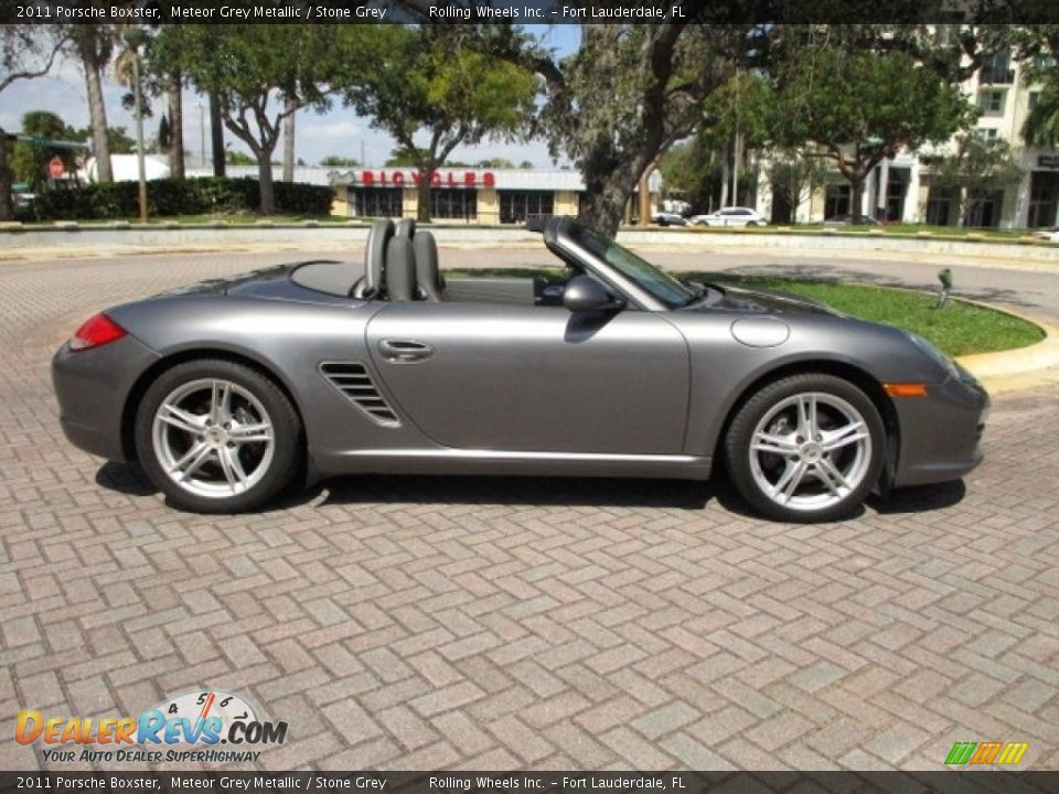 2011 Porsche Boxster Meteor Grey Metallic / Stone Grey Photo #30