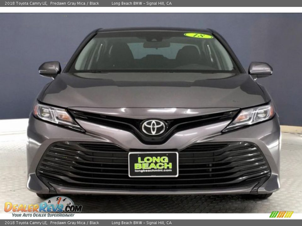 2018 Toyota Camry LE Predawn Gray Mica / Black Photo #2