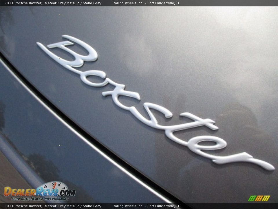 2011 Porsche Boxster Meteor Grey Metallic / Stone Grey Photo #31