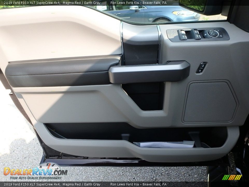 2019 Ford F150 XLT SuperCrew 4x4 Magma Red / Earth Gray Photo #14