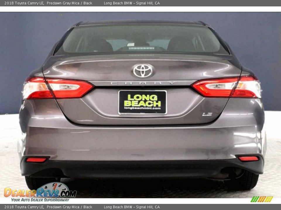2018 Toyota Camry LE Predawn Gray Mica / Black Photo #3