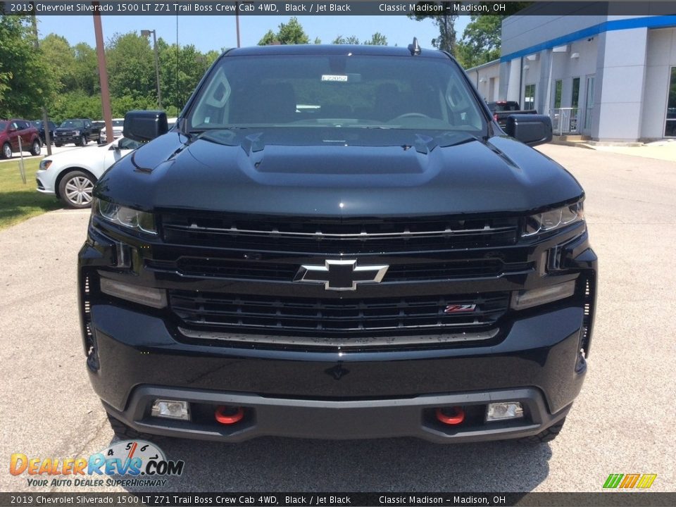 2019 Chevrolet Silverado 1500 LT Z71 Trail Boss Crew Cab 4WD Black / Jet Black Photo #2