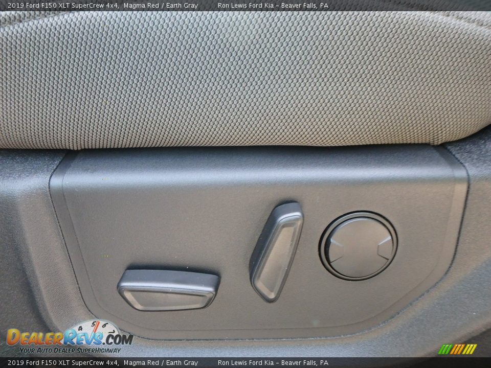 2019 Ford F150 XLT SuperCrew 4x4 Magma Red / Earth Gray Photo #15