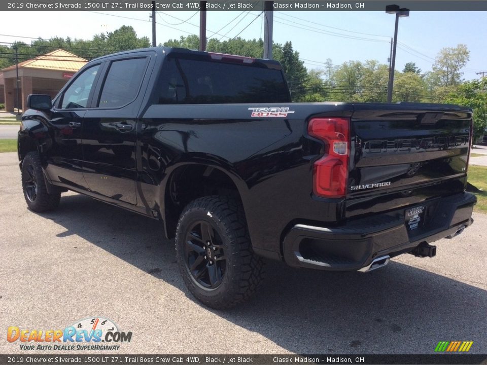2019 Chevrolet Silverado 1500 LT Z71 Trail Boss Crew Cab 4WD Black / Jet Black Photo #5