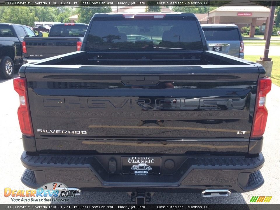 2019 Chevrolet Silverado 1500 LT Z71 Trail Boss Crew Cab 4WD Black / Jet Black Photo #6