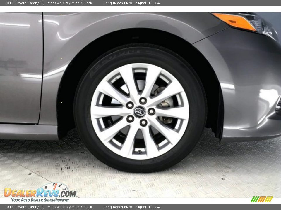 2018 Toyota Camry LE Predawn Gray Mica / Black Photo #8