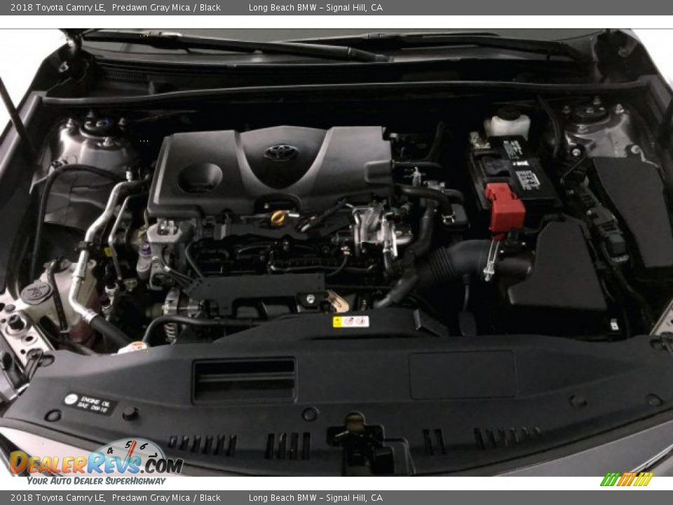 2018 Toyota Camry LE Predawn Gray Mica / Black Photo #9