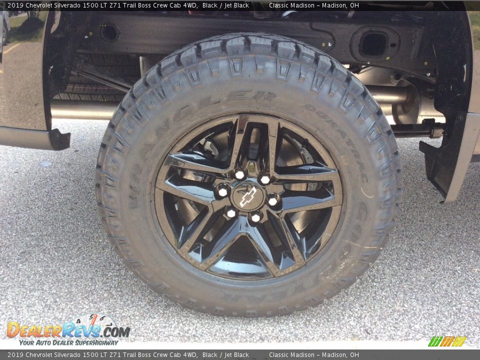 2019 Chevrolet Silverado 1500 LT Z71 Trail Boss Crew Cab 4WD Black / Jet Black Photo #7