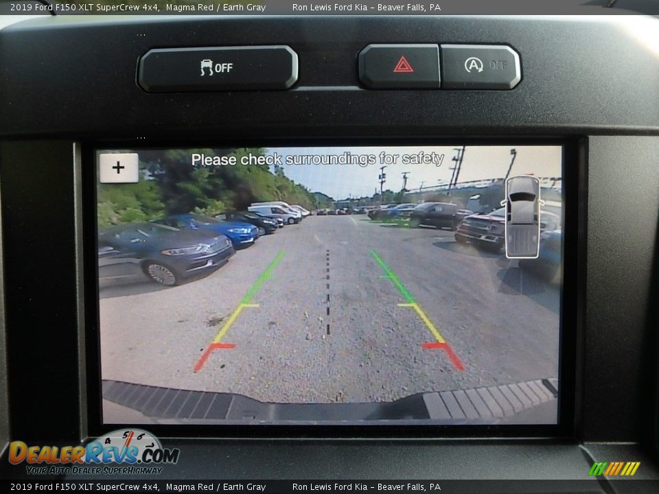 2019 Ford F150 XLT SuperCrew 4x4 Magma Red / Earth Gray Photo #19