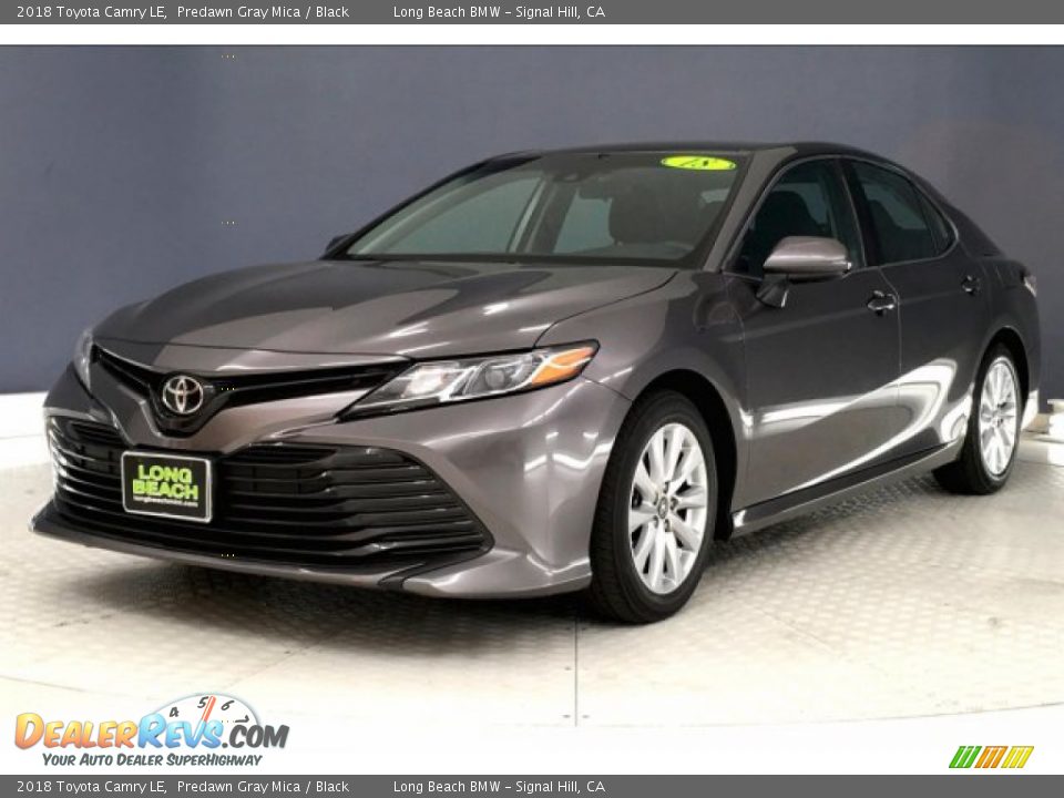 2018 Toyota Camry LE Predawn Gray Mica / Black Photo #12