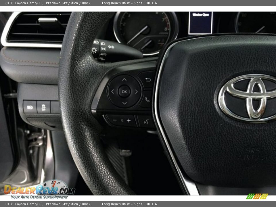 2018 Toyota Camry LE Predawn Gray Mica / Black Photo #14