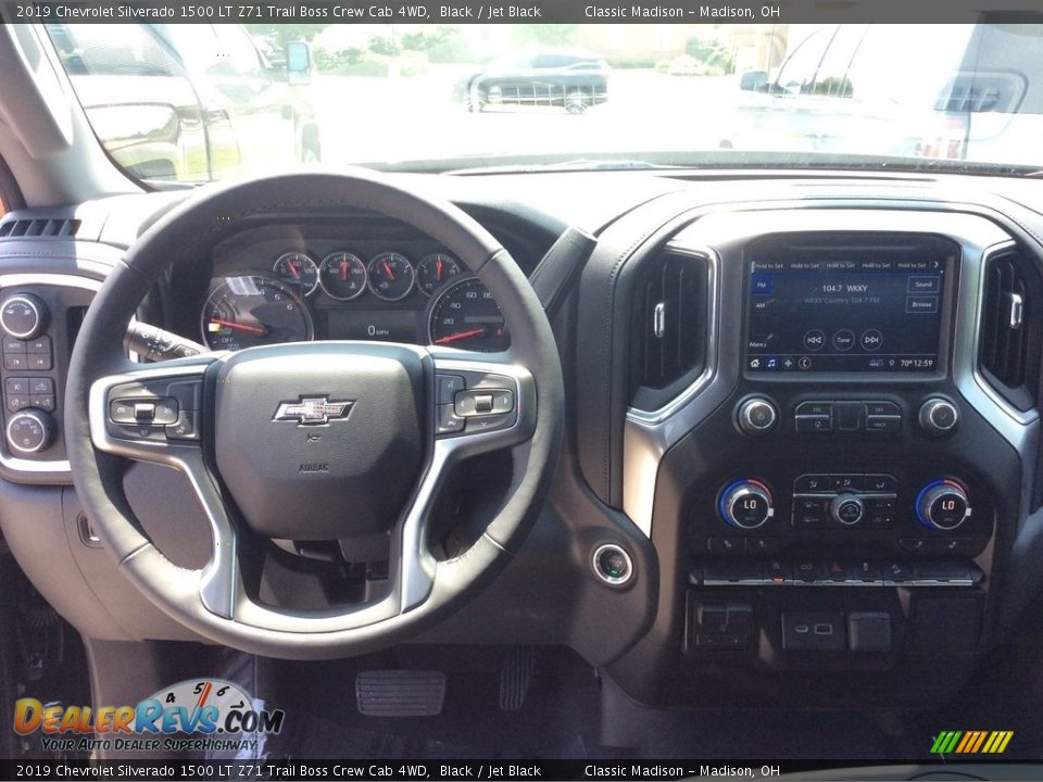 2019 Chevrolet Silverado 1500 LT Z71 Trail Boss Crew Cab 4WD Black / Jet Black Photo #12