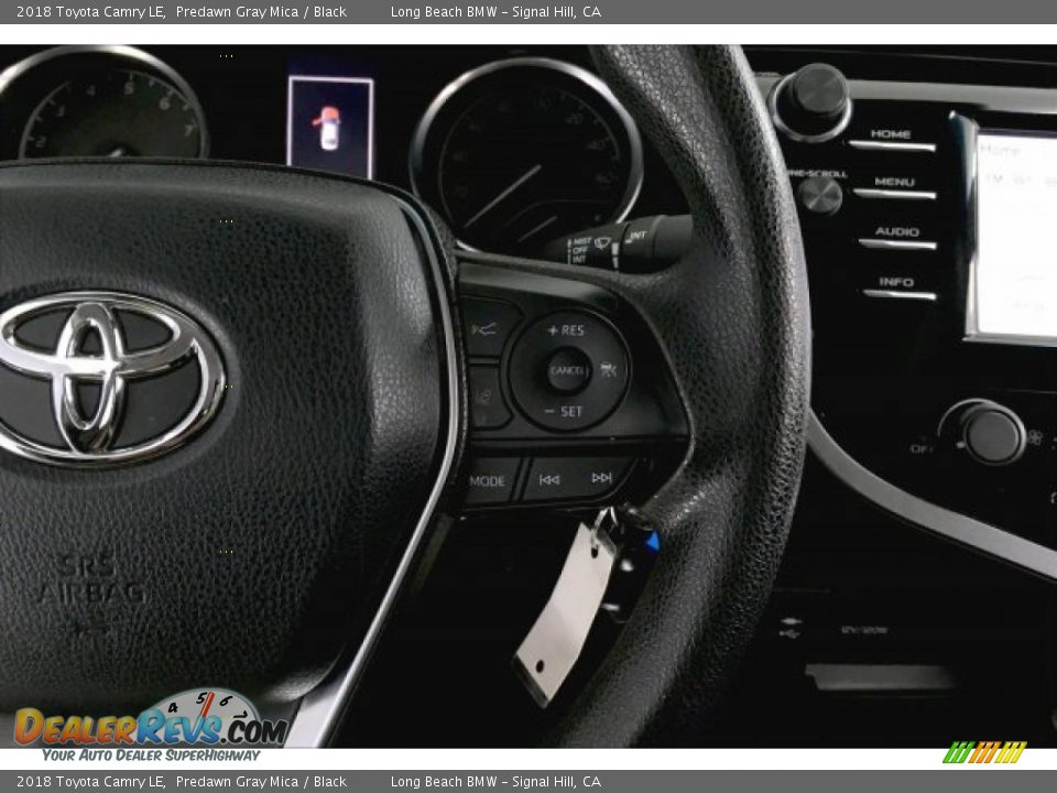 2018 Toyota Camry LE Predawn Gray Mica / Black Photo #15