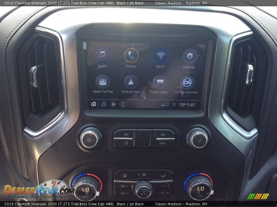 2019 Chevrolet Silverado 1500 LT Z71 Trail Boss Crew Cab 4WD Black / Jet Black Photo #14