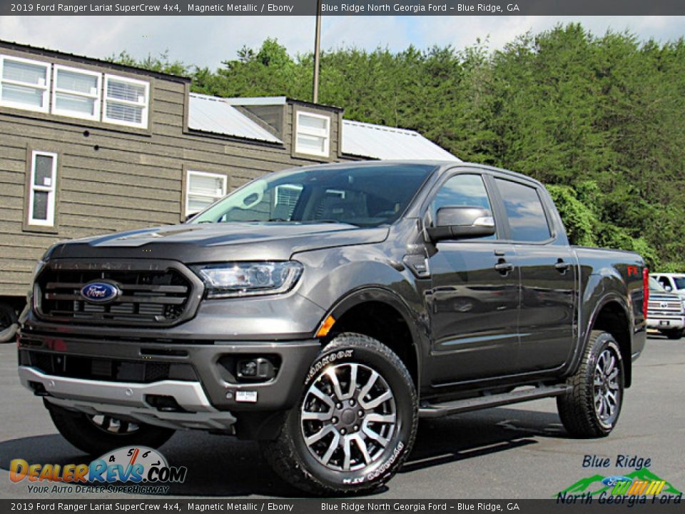 2019 Ford Ranger Lariat SuperCrew 4x4 Magnetic Metallic / Ebony Photo #1