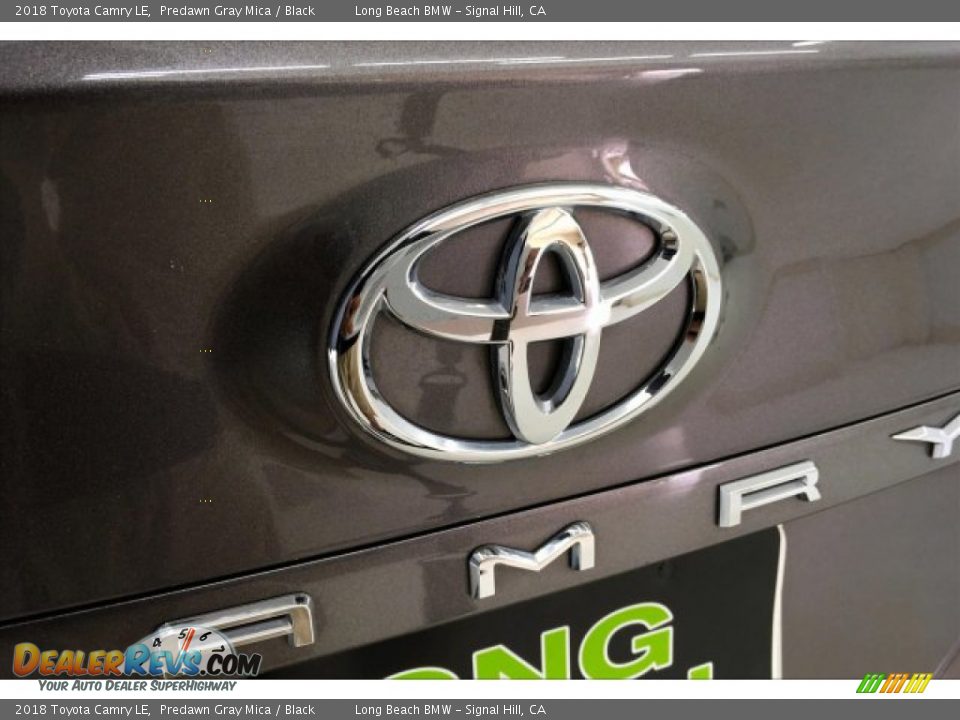 2018 Toyota Camry LE Predawn Gray Mica / Black Photo #23