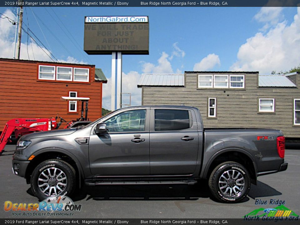 2019 Ford Ranger Lariat SuperCrew 4x4 Magnetic Metallic / Ebony Photo #2