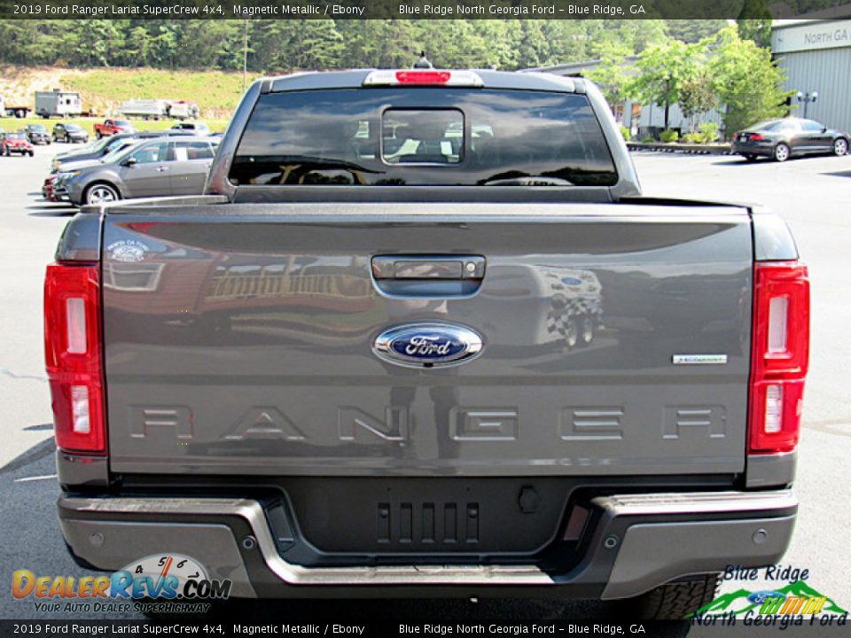 2019 Ford Ranger Lariat SuperCrew 4x4 Magnetic Metallic / Ebony Photo #4