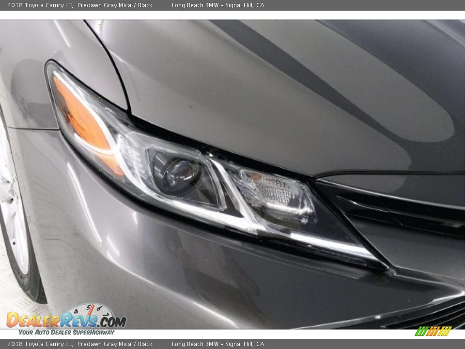2018 Toyota Camry LE Predawn Gray Mica / Black Photo #27